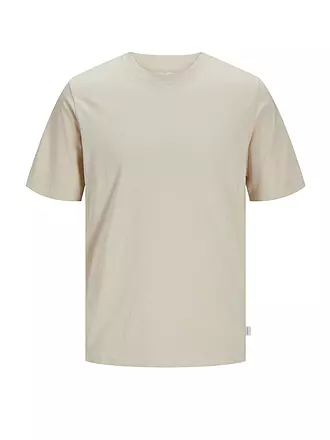 JACK & JONES | T-Shirt Slim Fit "JJEORGANIC" | creme